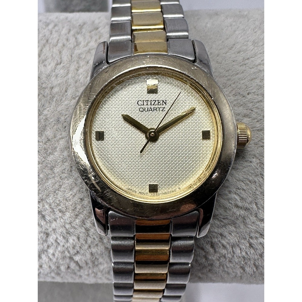 Citizen 1032-S77121 New Battery Ladies Watch 22MM 6.5" Two Tone K92